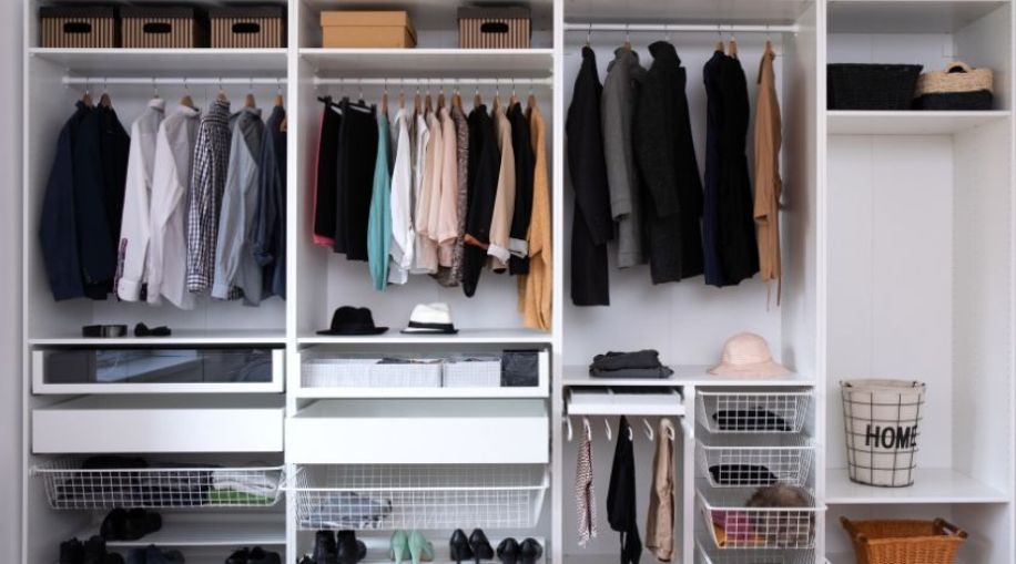 how to organize a closet